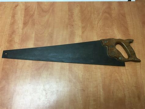 Vintage Warranted Superior Hand Saw 7 Tpi Point Crosscut Handsaw 26 Blade 4612401852