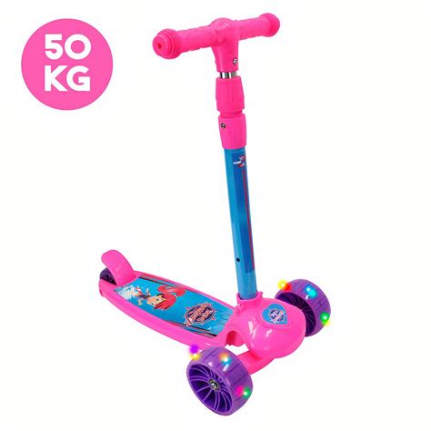 Patinete Scooter Infantil - Patinete Scooter Infantil 3 Rodas Cut Menino menina - Rosa | MadeiraMadeira