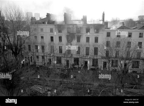 Disasters And Accidents Worsley Hotel Fire London Stock Photo Alamy