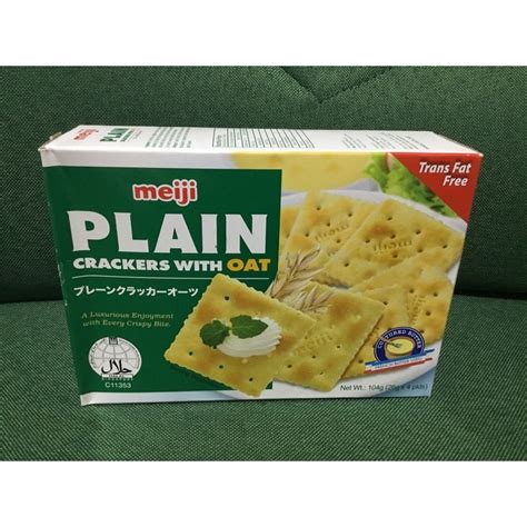 Meiji Plain Crackers 104g 26g X 4 Pkts Shopee Philippines