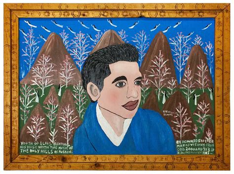 Howard Finster Youth Of Elvis For Sale At 1stdibs Howard Finster