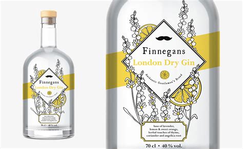 Gin Bottle Label on Behance