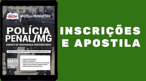 Apostila Pol Cia Penal Mg Agente De Seguran A Penitenci Rio