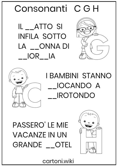 Consonanti S N F R Cartoni Animati Insegnamento Della Scrittura