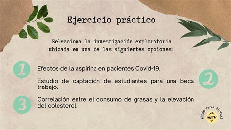 Elementos Implicados En La Investigación Exploratoria Investigaciones