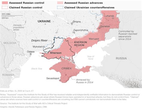 Heres The Current Map Of Control In Ukraine