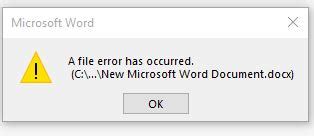 How To Resolve Word 2007 Cannot Save File Error In A Best Way