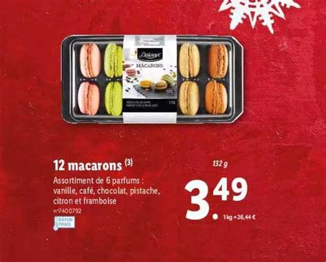 Promo 12 Macarons Deluxe Chez Lidl ICatalogue Fr