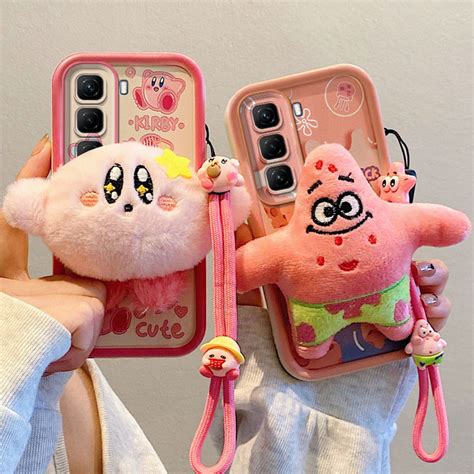 เคส Infinix Hot 50 pro 4G Hot 50 pro 4G สชมพ KT Cat Fart Strawberry Bear Cheese Pie