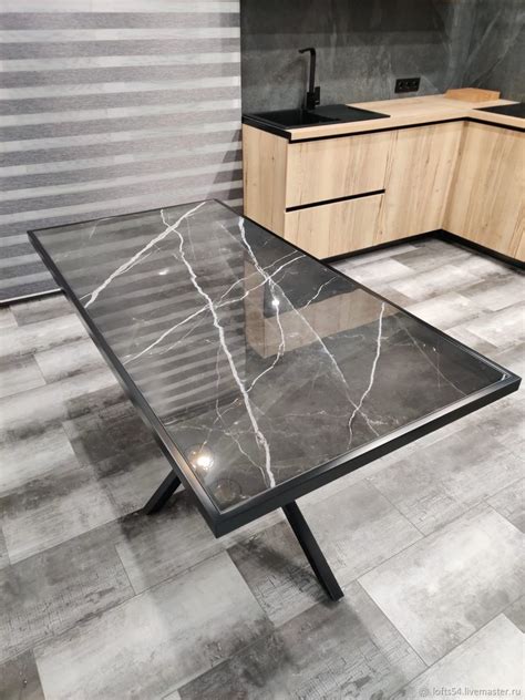 Стол обеденный в стиле лофт в интернет-магазине на Ярмарке Мастеров ...