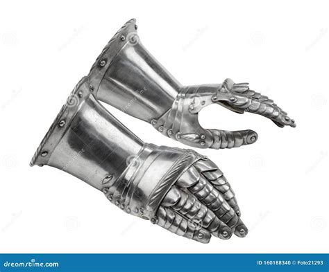 Knights Gauntlets Ancient Armour Medievil Stock Photo Image Of Steel