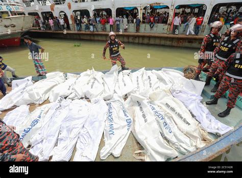 Dhaka Bangladesh 29th June 2020 Bodies Recovered By Rescuers Are