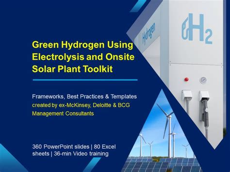 Green Hydrogen Using Electrolysis & Onsite Solar Plant - Etsy