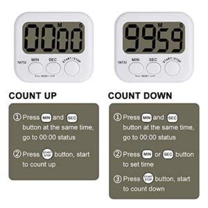 Stonylab Pk Digital Timer Pack Basic High Decibel Loud Alarm