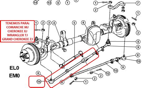 Barra De Direccion Jeep Wrangler Tj Superior Bs En