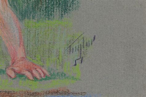 Lot Mid Century Male Semi Nude Artist Sketch Drawings