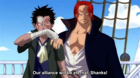 Shanks Reveals The Mark Of Dragon And His Holy Knight Power One Piece