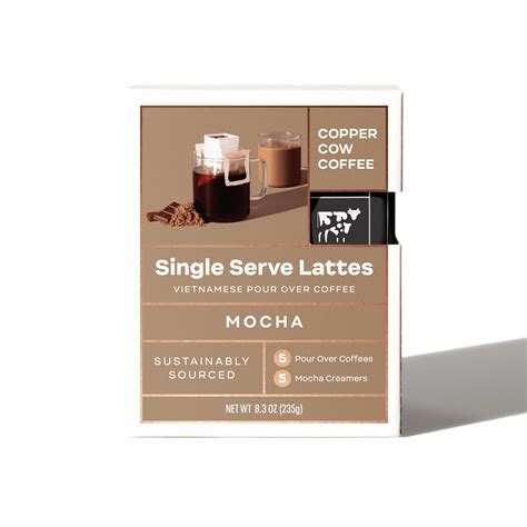 Copper Cow Coffee Mocha Latte Vietnamese Pour Over Coffee - Shop Coffee