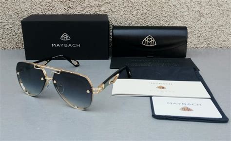 Maybach очки капли мужские солнцезащитные темно серый градиент в ...