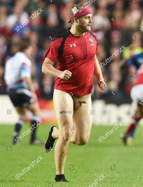 Streaker Runs Onto Pitch Closing Minutes Editorial Stock Photo Stock