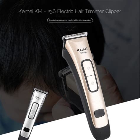 Kemei Electric Hair Clipper Portable Rechargeable Hair Trimmer Shaver