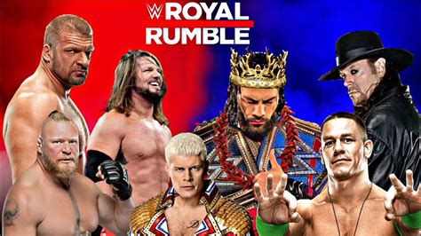 WWE 2K22 | Royal Rumble Match Gameplay - YouTube