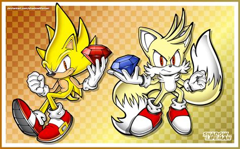 Super Sonic And Tails - Super Sonic and Super Tails by hker021 on DeviantArt