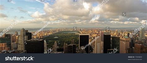 Aerial View Of Central Park And Midtown North Manhattan Harlem Bronx