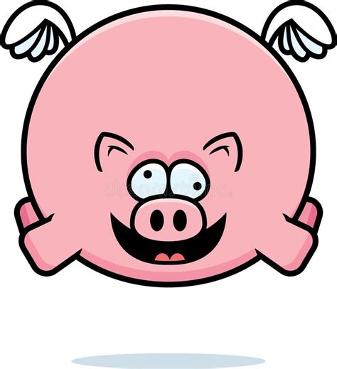 Crazy Cartoon Pig stock vector. Illustration of clipart - 115759518