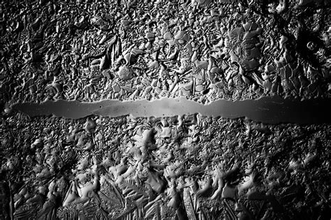 Premium Photo Black And White Ice Texture