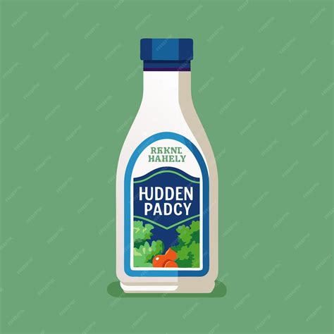 Premium Vector | Hidden Valley Ranch Dressing