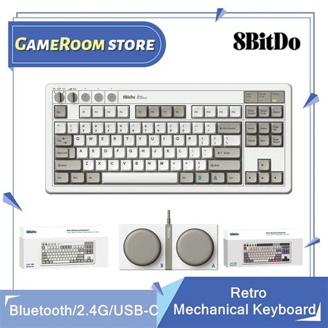 Bit Teclado Retro Mec Nico Para Jogos Bluetooth G Usb C Hot Swappable Teclado