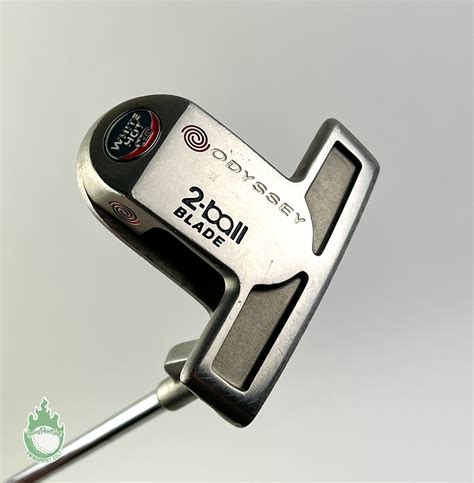 Used Right Handed Odyssey White Hot 2 Ball Blade 33 Putter Steel Golf