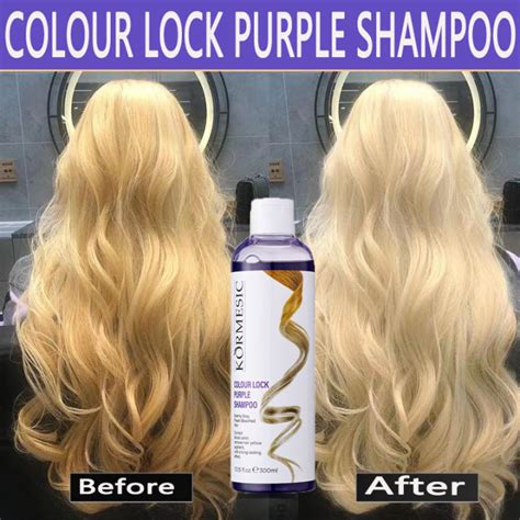 Sumifun Beauty Purple Shampoo Hair Color Shampoo With Anti Brass Remove