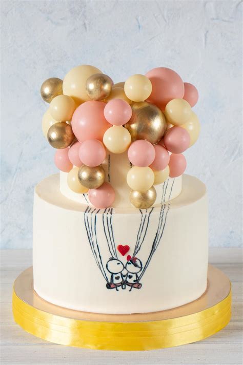 Dvoupatrov Svatebn Dort Semi Naked Design Dortoff Cz