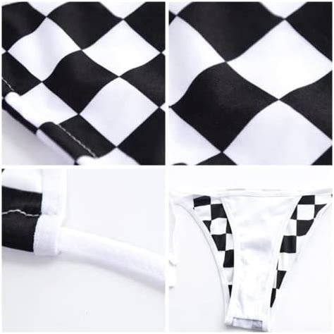 S T Mikrobikini Japansk Anime Bh Och Trosa Set Cosplay String Bikini Lolita Tecknade Bilder