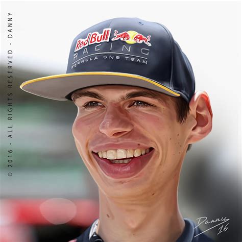 Danny's Illustrations: Max Verstappen Caricature