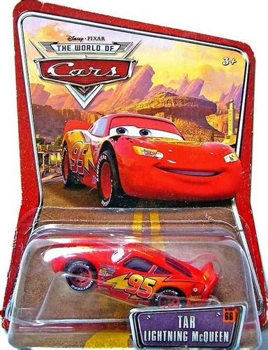 Disney Cars Carros Tar Lightning Mcqueen 66 Mattel