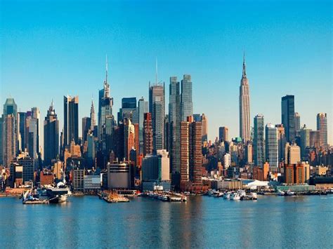 Manhattan Skyline Wallpapers Top Free Manhattan Skyline Backgrounds