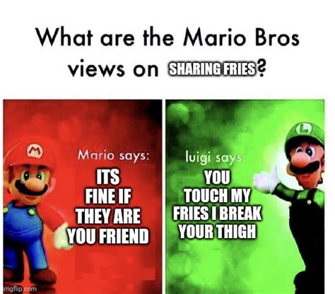 What Are The Mario Bros Views On Imgflip