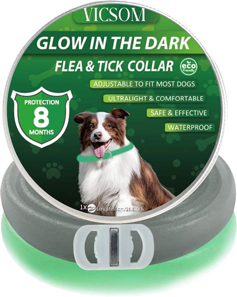 Collare Antiparassitario Per Cani Luminoso Collare Antipulci Cane