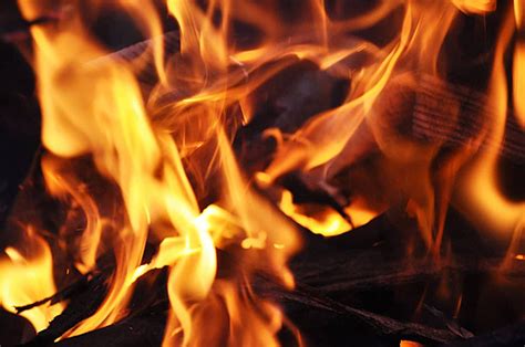 Campfire Flames Smoke Heat Campfire Photo Background And Picture For