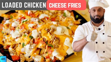 Cheese Lovers Delight Loaded Chicken Fries With Cheese Sauce Malayalam Recipe Youtube