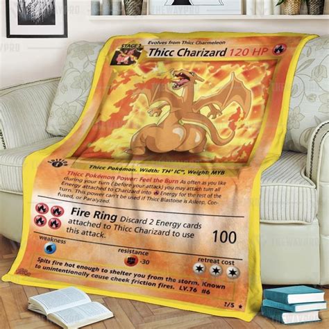 Anime Pokemon Charizard Evolutions Custom Blanket Hot Sale 2025