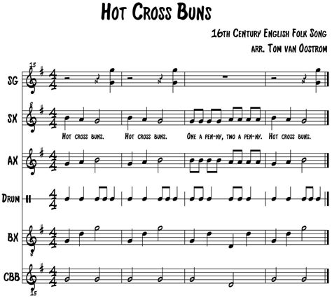 Hot Cross Buns Song With Recorder At Jamie Cartwright Blog