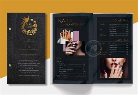 30 Mẫu Menu Spa ️ Nails đẹp Xuất Sắc Từ Khắp Thế Giới