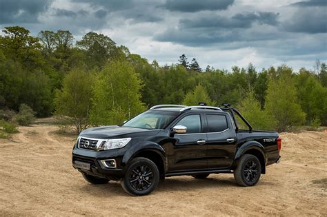 Wallpaper Nissan Navara Trek Pickup Black Auto Metallic