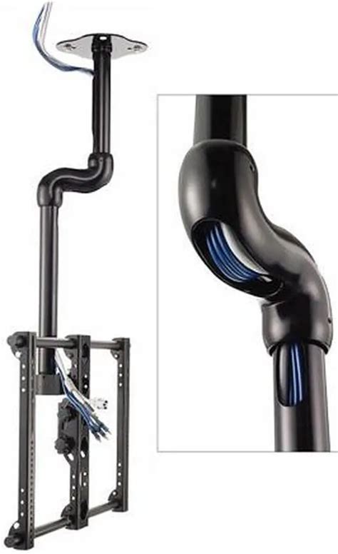 sanus systems lca  black   tilt swivel ceiling mount