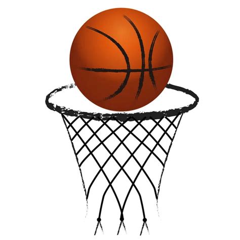 Logo Basketball Hoop Sport Icon Vector Image Stock Vector Image By