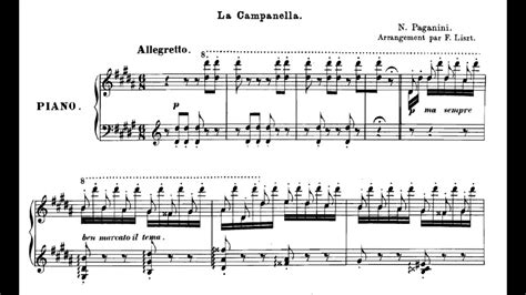 Liszt La Campanella Chords Chordify